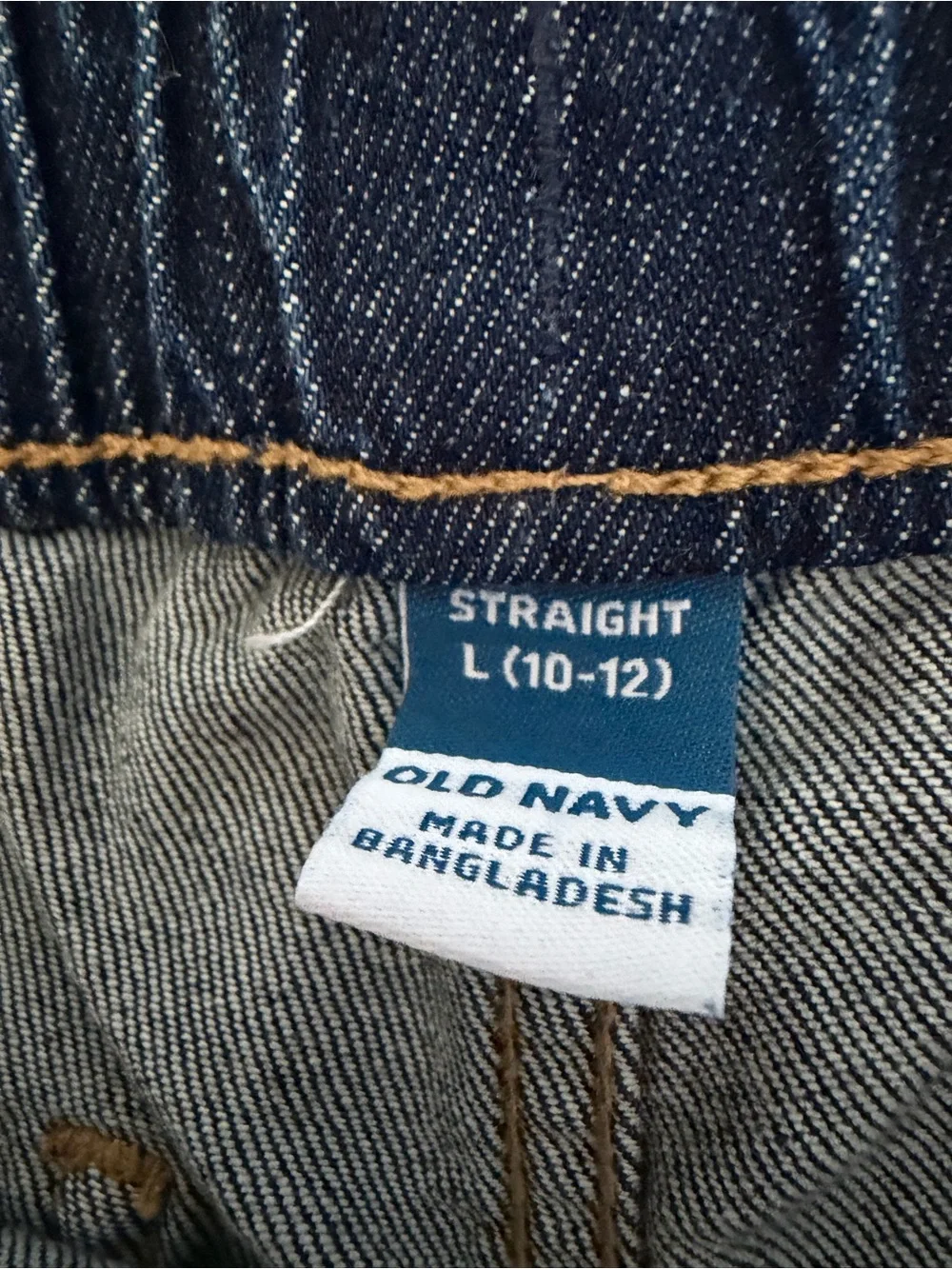 Old Navy Blue Kids Denim Jogger Pants with Drawstring